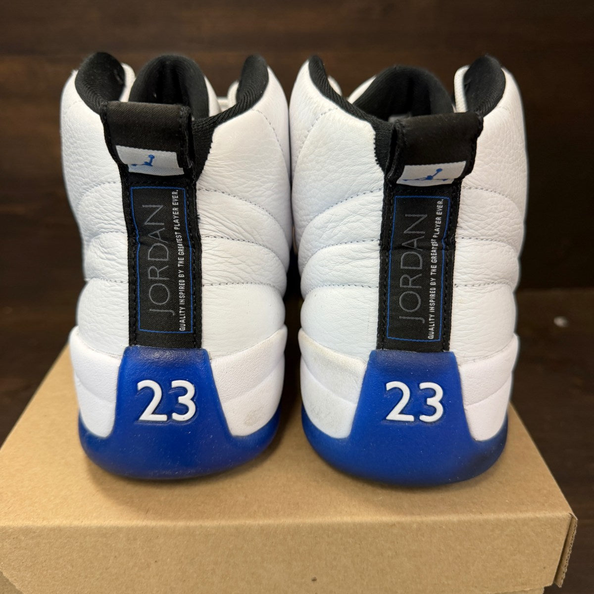 Jordan 12 Retro Blueberry Size 9.5 (Pre-Owned) - Image 4