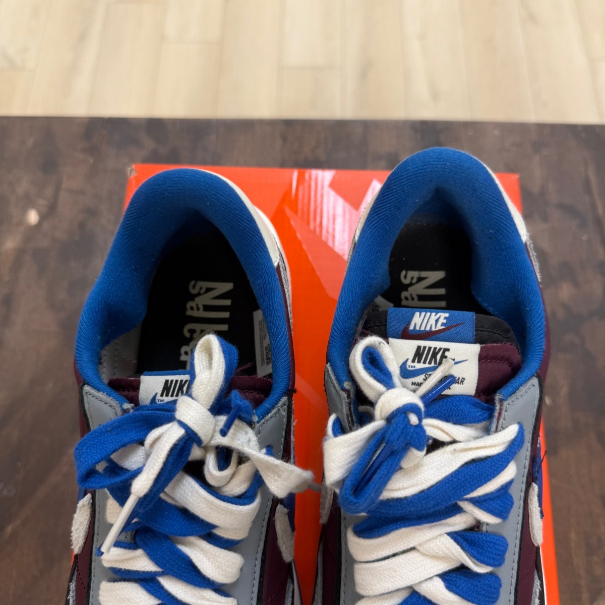 Nike LD Waffle sacai Undercover Night Maroon Team Royal - Image 3
