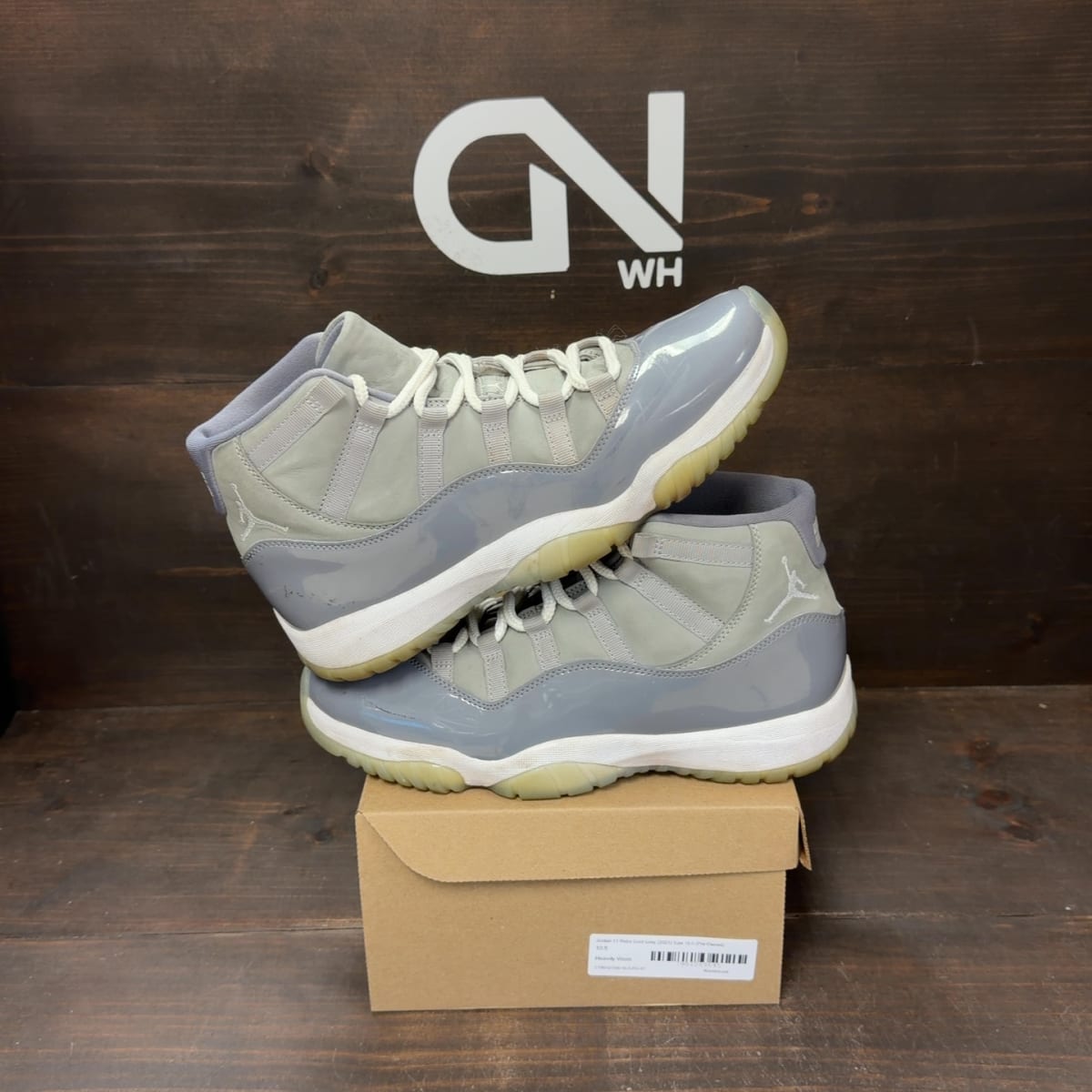 Jordan 11 Retro Cool Grey (2021) Size 10.5 (Pre-Owned) - front