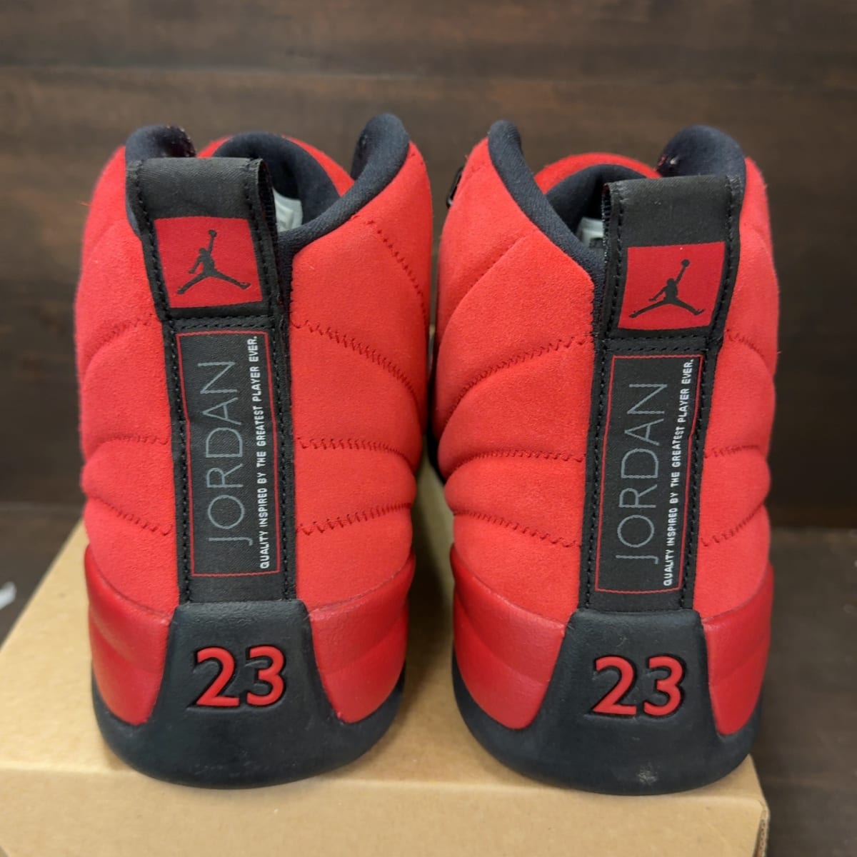 Jordan 12 Retro Reverse Flu Game Size 12 (Pre-Owned) - aux