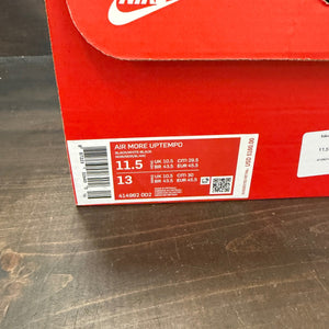 Nike Air More Uptempo Black White - Image 7