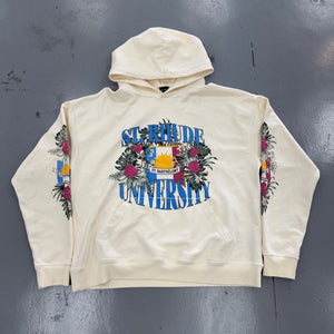 Rhude University Hoodie Cream Size XXL (Pre-Owned) - front
