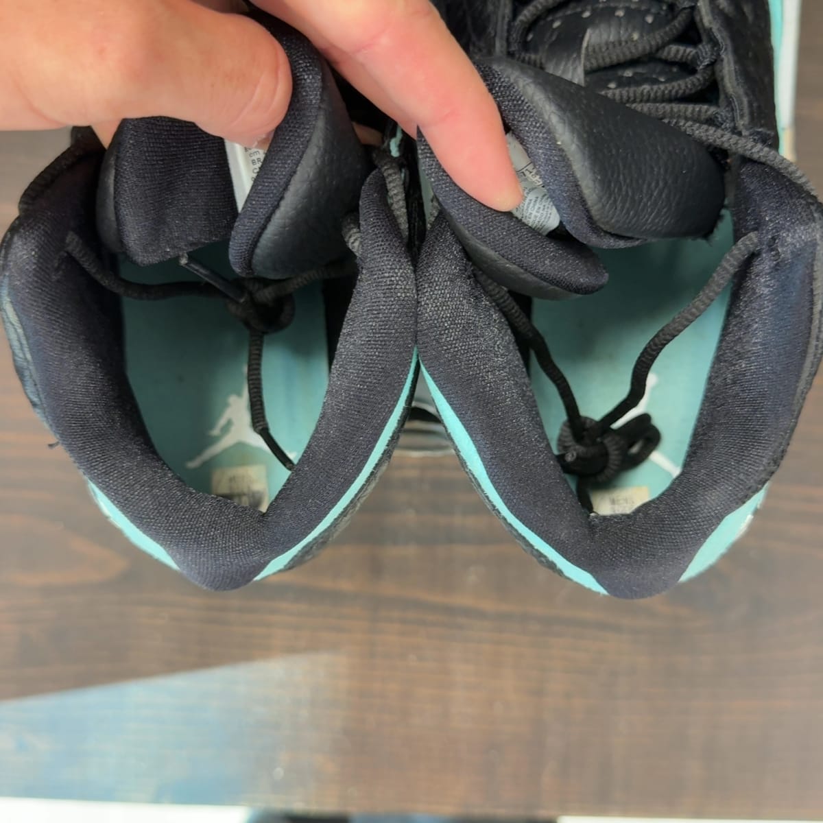 Jordan 13 Retro Black Island Green Size 10 (Pre-Owned) - aux