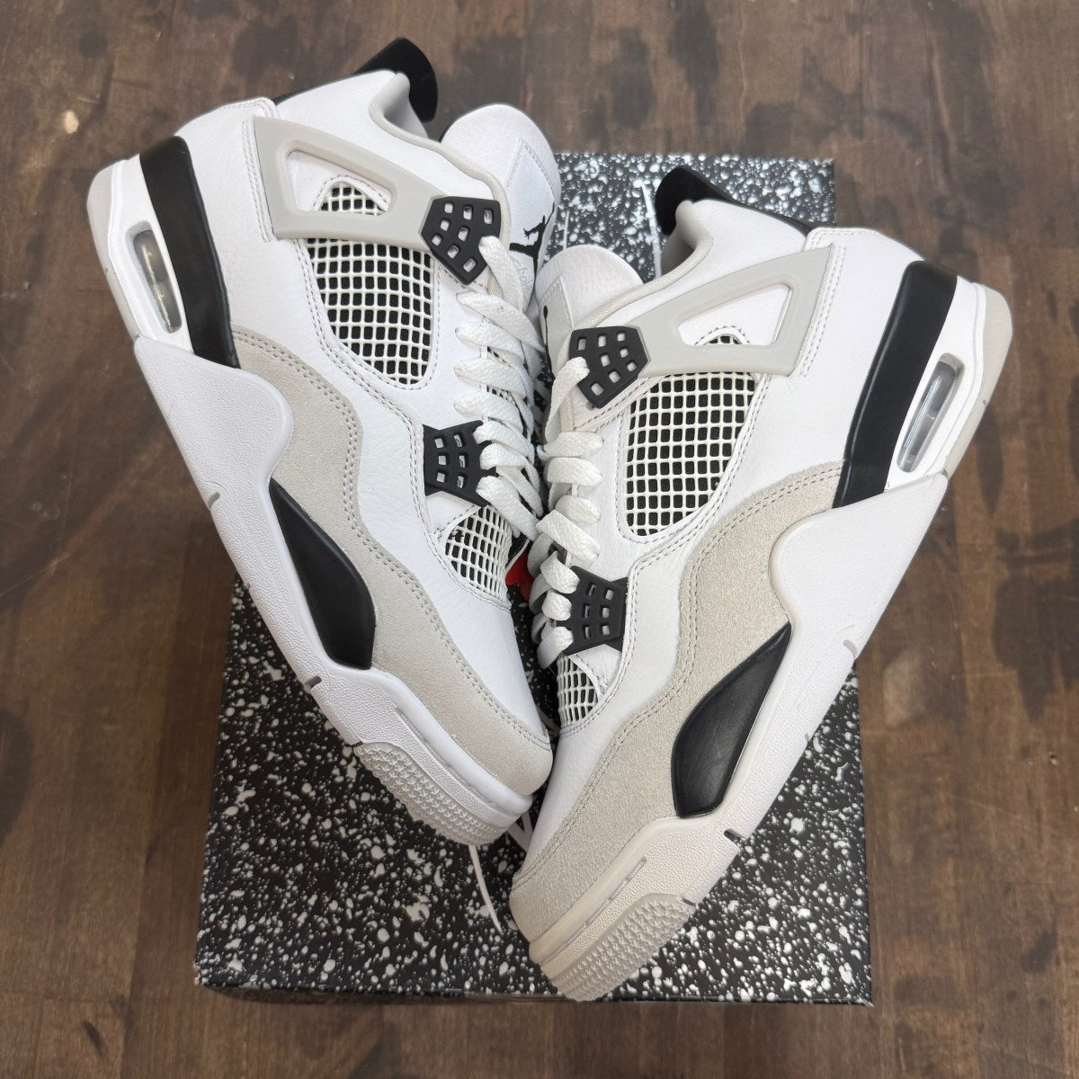 Jordan 4 Retro Military Black - Image 1