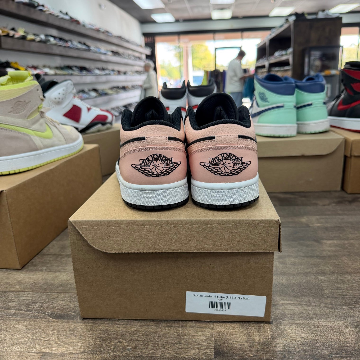 Crimson Tint Jordan 1 Low (USED, No Box)