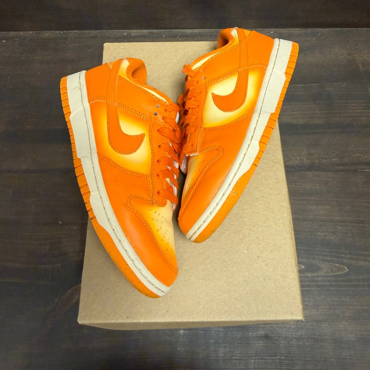 Nike Dunk Low Magma Orange (Women's) Size 7.5W (Pre-Owned) - Image 2