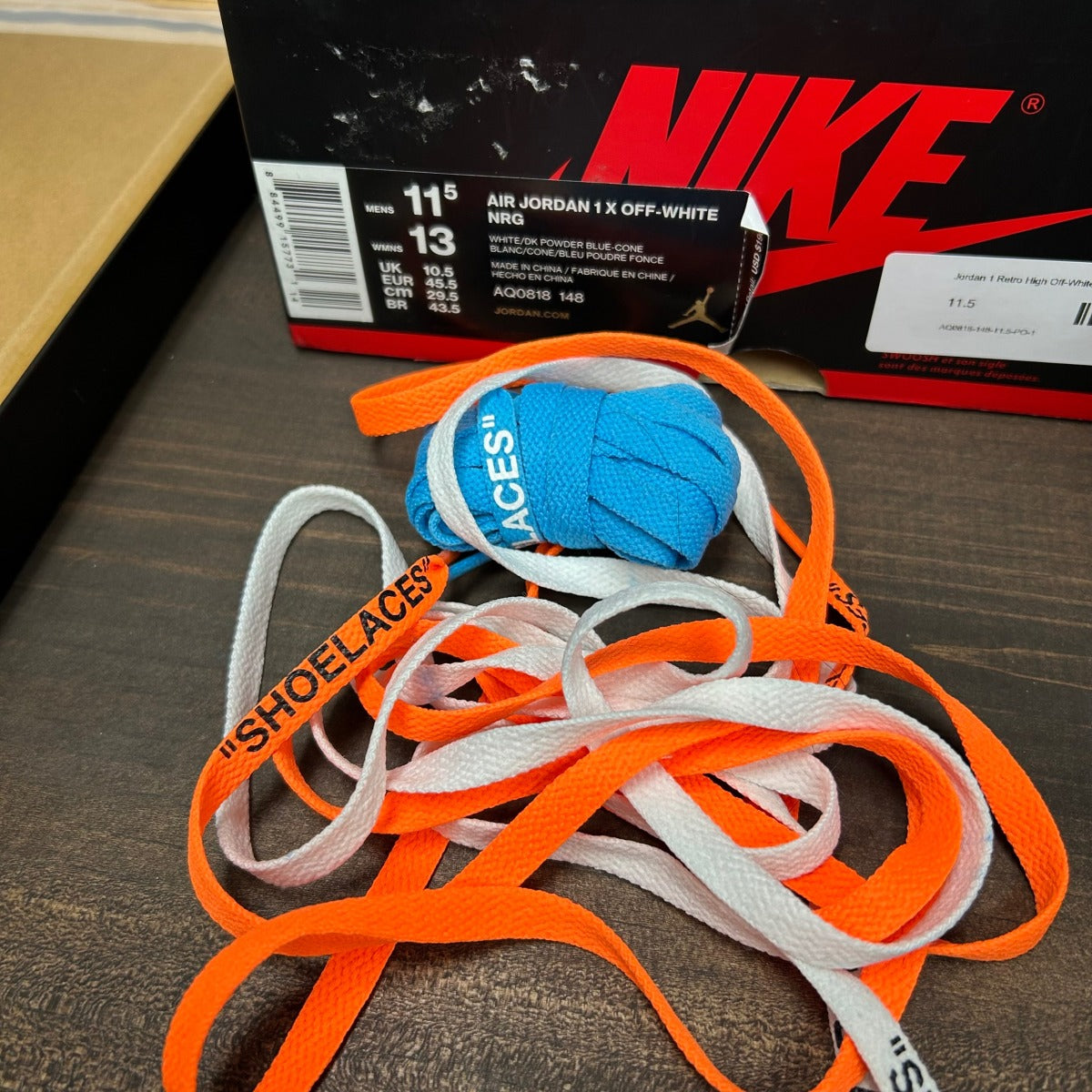 Jordan 1 Retro High Off-White University Blue - Image 7