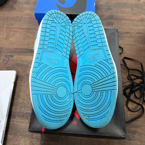 Jordan 1 Retro Low OG Black Dark Powder Blue - Image 4