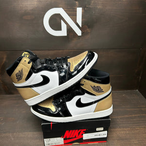Jordan 1 Retro High NRG Patent Gold Toe - Image 1
