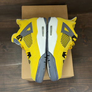 Jordan 4 Retro Lightning (2021) (GS) Size 7Y (Pre-Owned) - Image 4