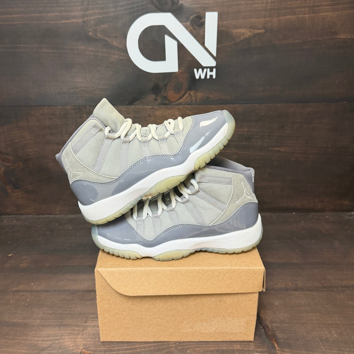 Jordan 11 Retro Cool Grey (2021) (GS) Size 4Y (Pre-Owned) - Image 1