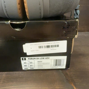 adidas Forum 84 Low ADV Grey Four Carbon Size 12 (Pre-Owned) - Image 8