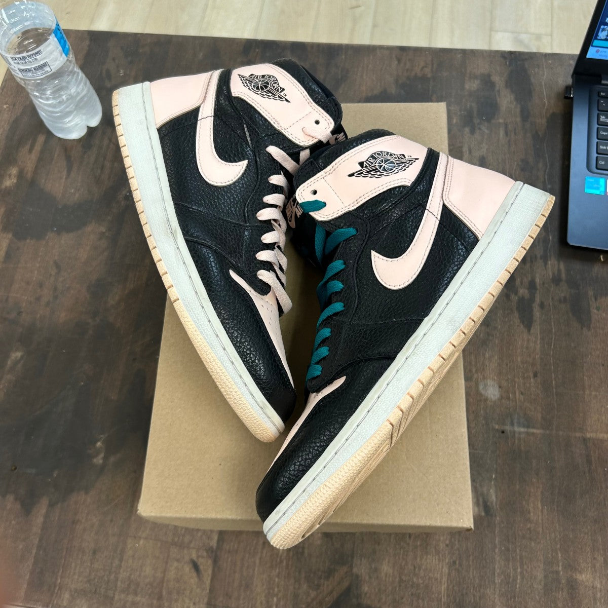 Jordan 1 Retro High Black Crimson Tint Size 11 (Pre-Owned) - Image 1