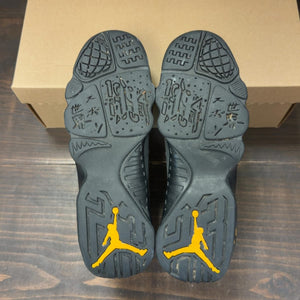 Jordan 9 Retro Dark Charcoal University Gold (GS) Size 6Y (Pre-Owned) - aux