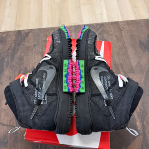 Nike Air Force 1 Mid Off-White Black Size 11 (Pre-Owned) - Image 5