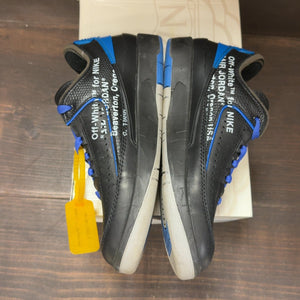 Jordan 2 Retro Low SP Off-White Black Blue Size 6 (Pre-Owned) - aux