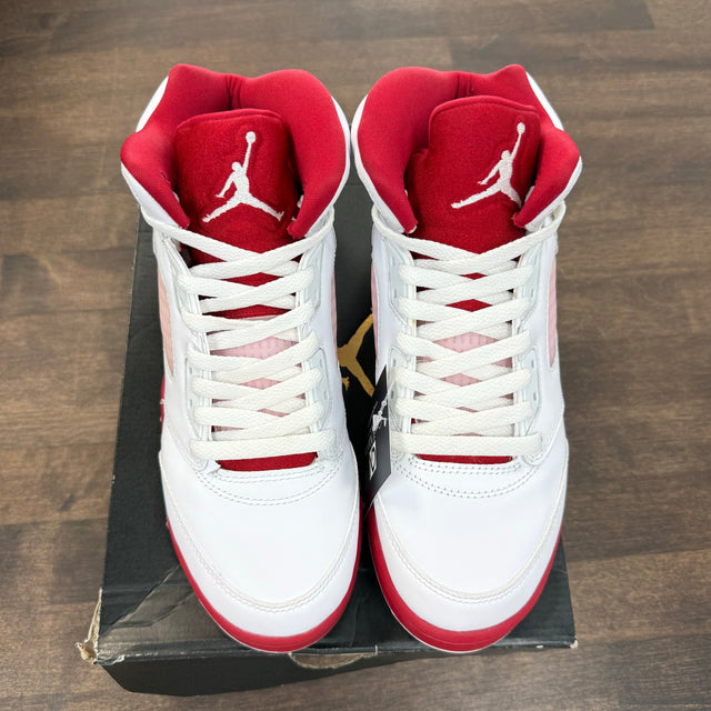 (GS) White Pink Red Jordan 5 (USED)