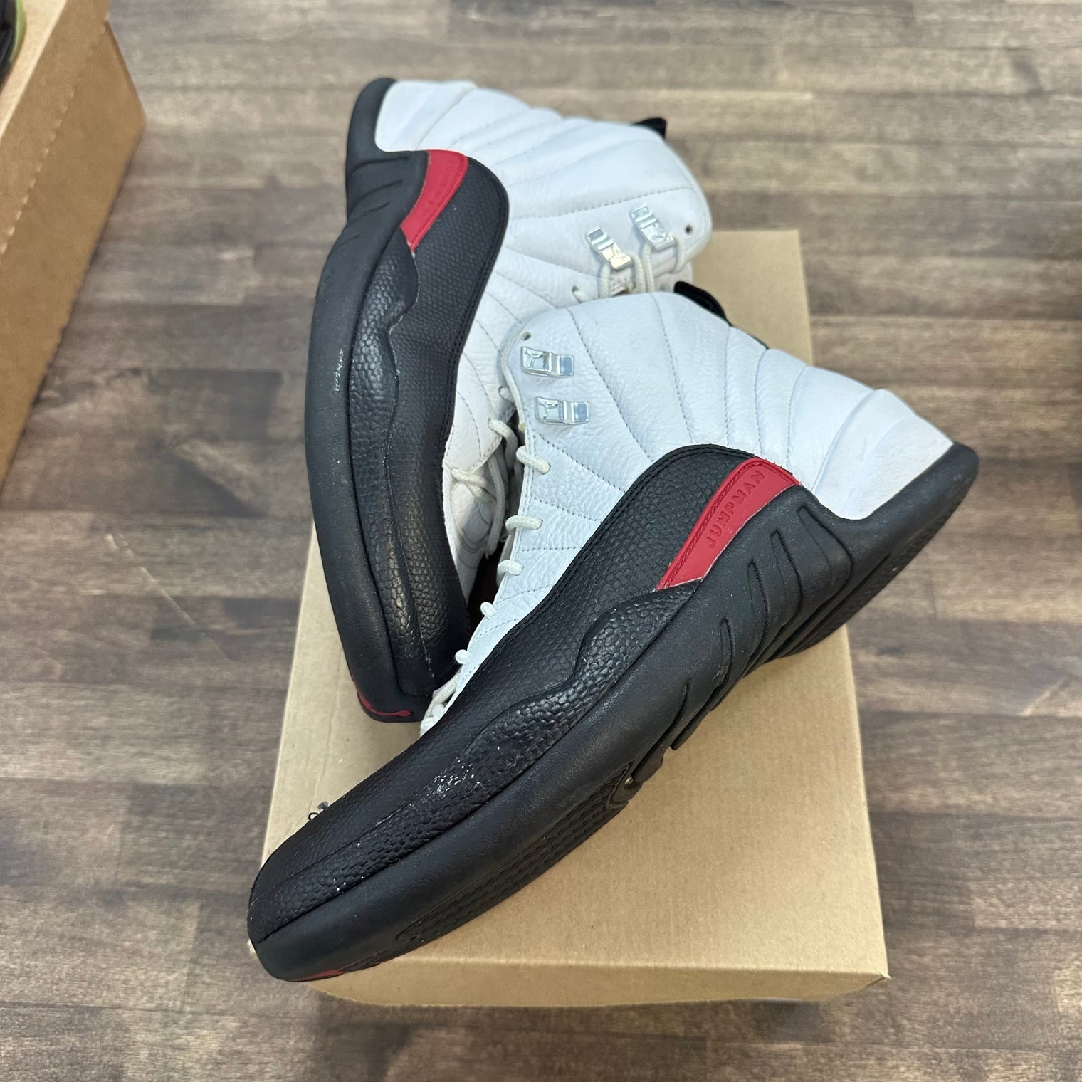 Air Jordan 12 Retro Taxi Flip (USED, No Box)