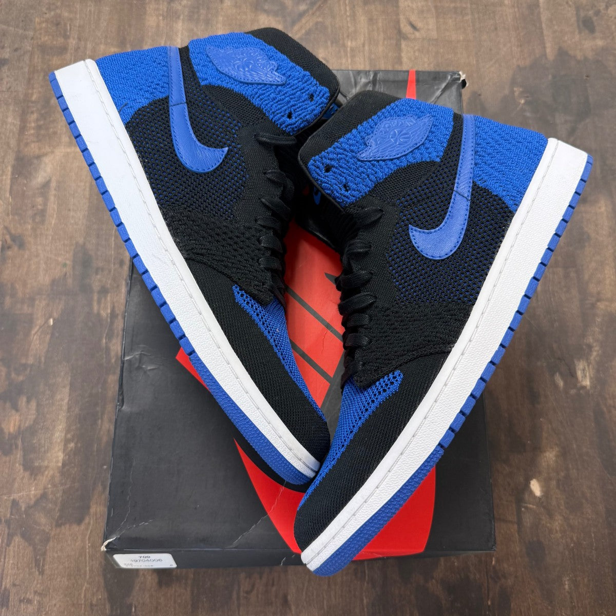 Jordan 1 Retro High Flyknit Royal - Image 1