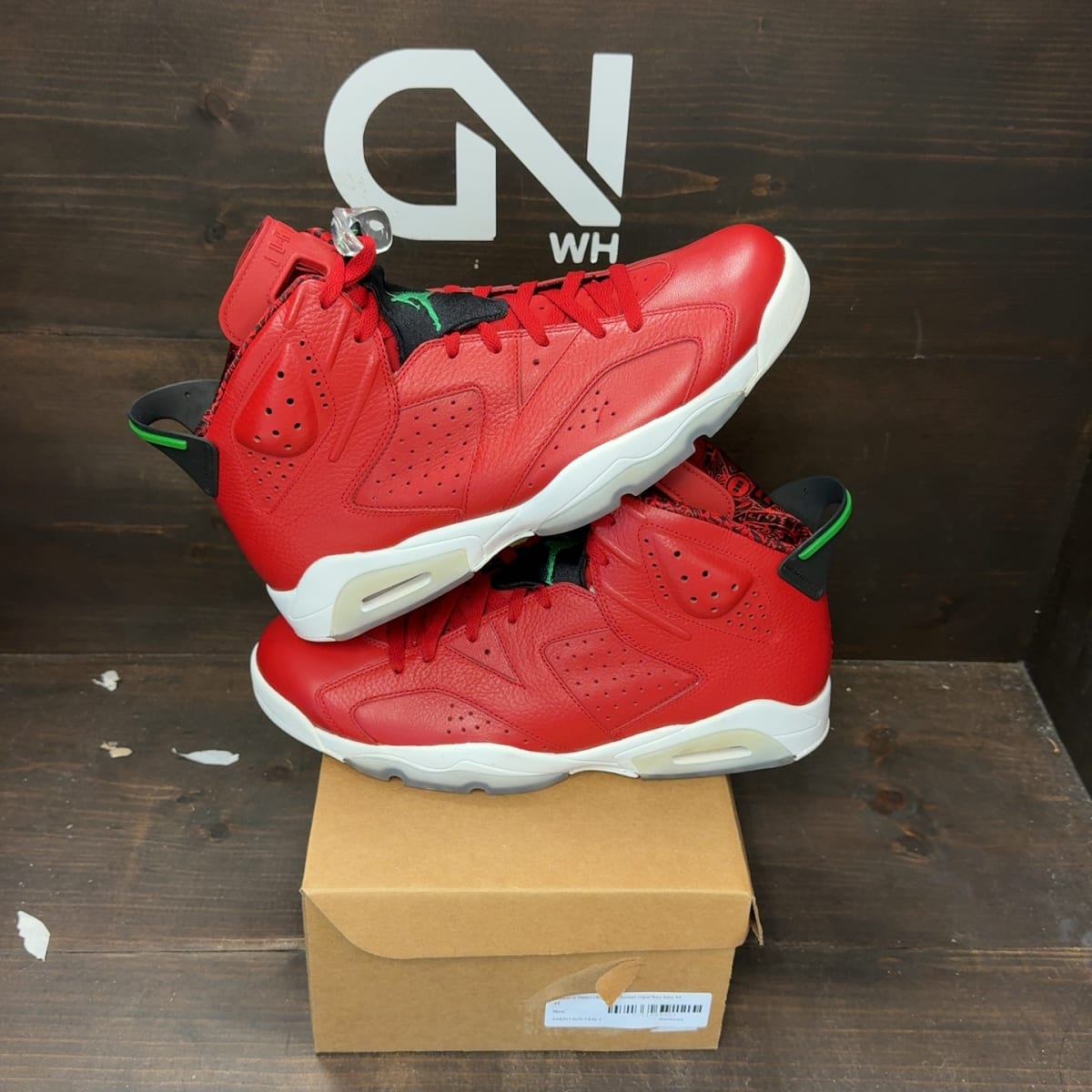 Jordan 6 Retro History of Jordan (Spiz'ike) Size 14 - front