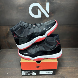 Jordan 11 Retro Playoffs Bred (2019) Size 10 (Pre-Owned) - front