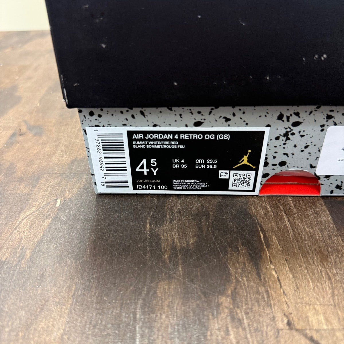 Jordan 4 Retro White Cement (2025) (GS) - Image 6