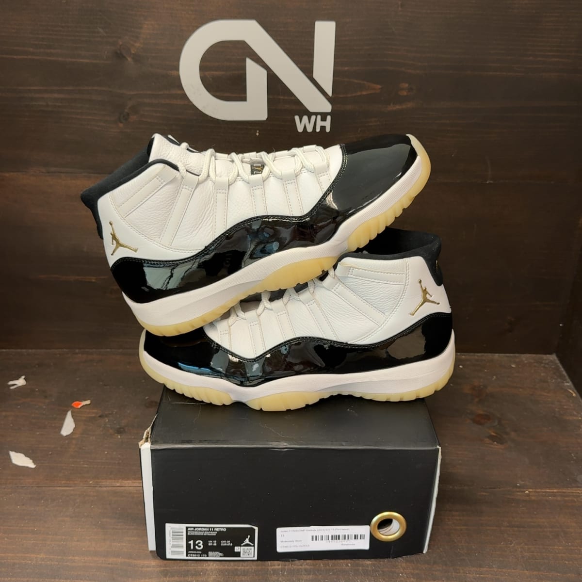 Jordan 11 Retro DMP Gratitude (2023) Size 13 (Pre-Owned) - front