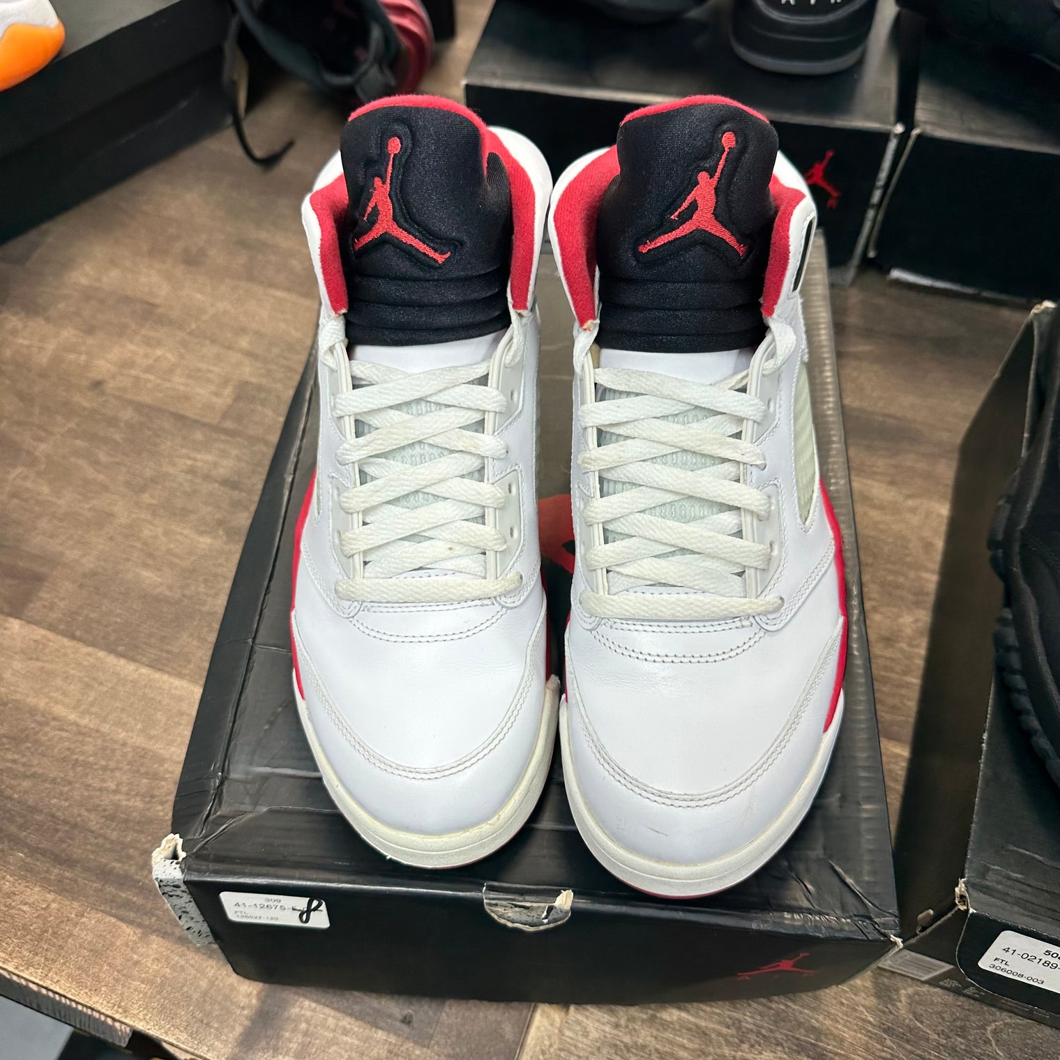 Fire Red Black Tongue Jordan 5 Retro (2013) (USED)