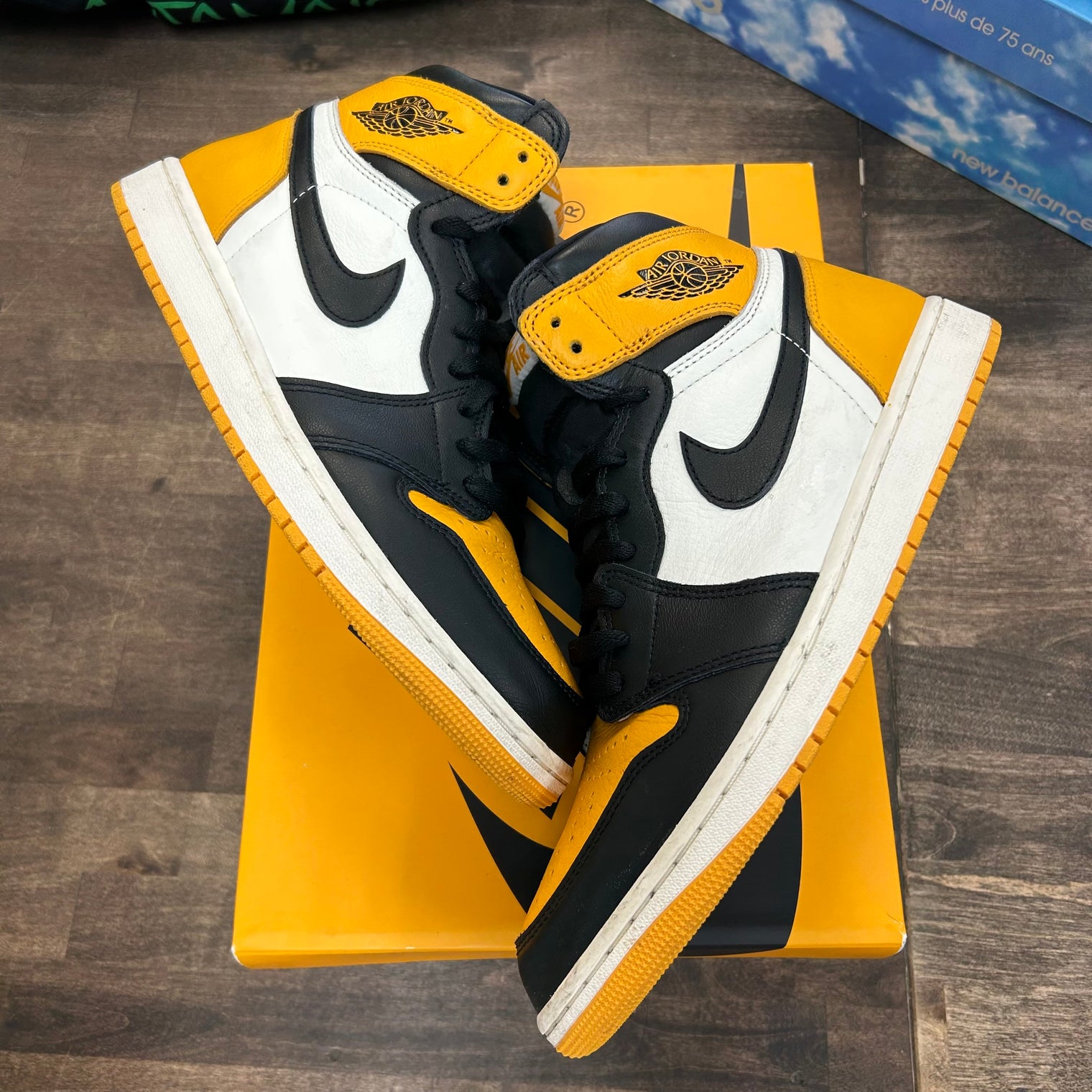 Jordan 1 High Taxi Yellow Toe (USED)