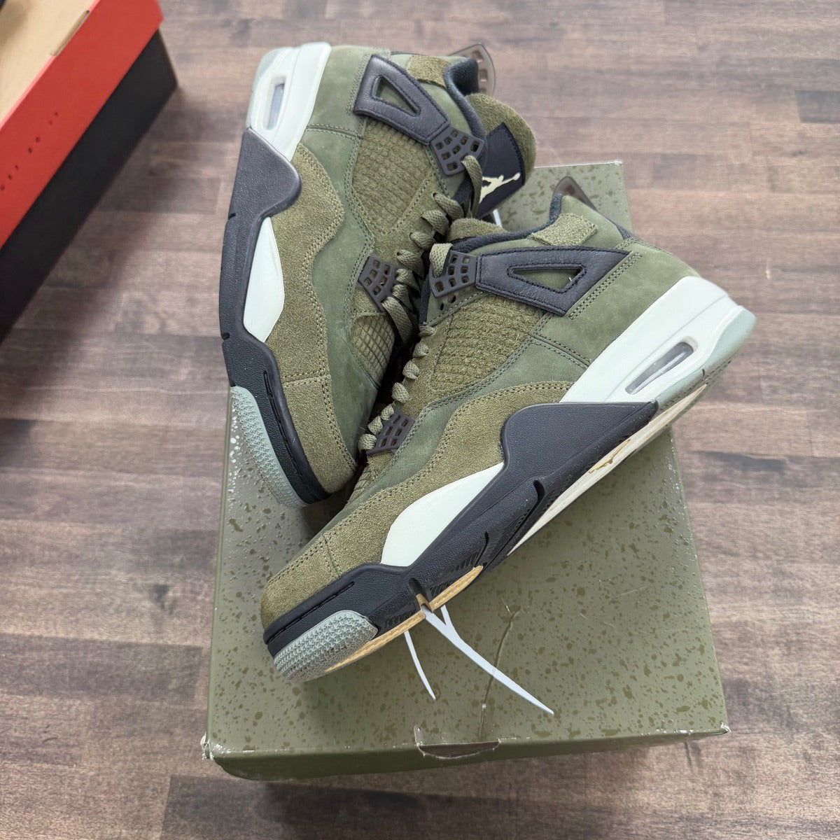 Jordan 4 Retro SE Craft Medium Olive - Image 1