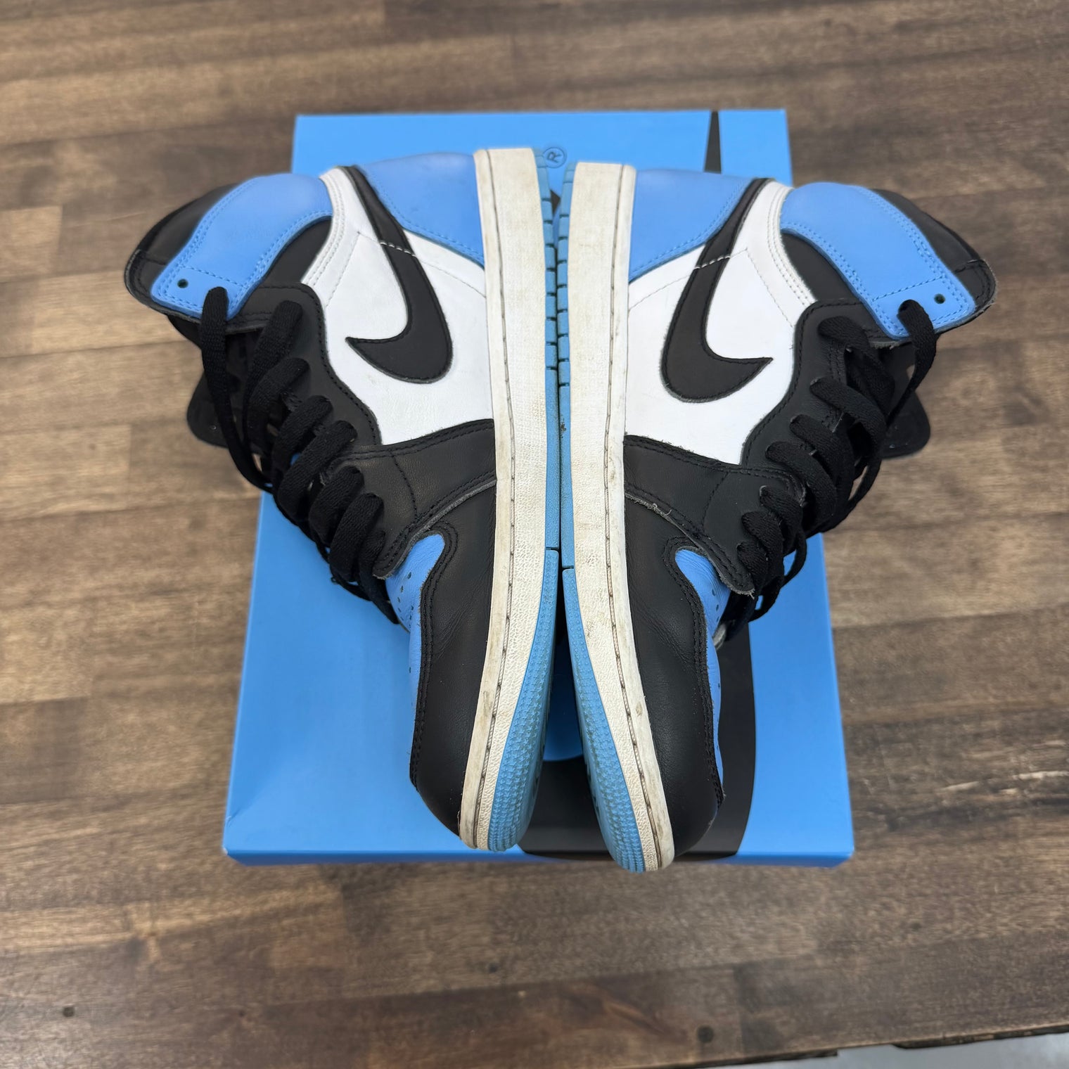 UNC Toe Jordan 1 High (USED)