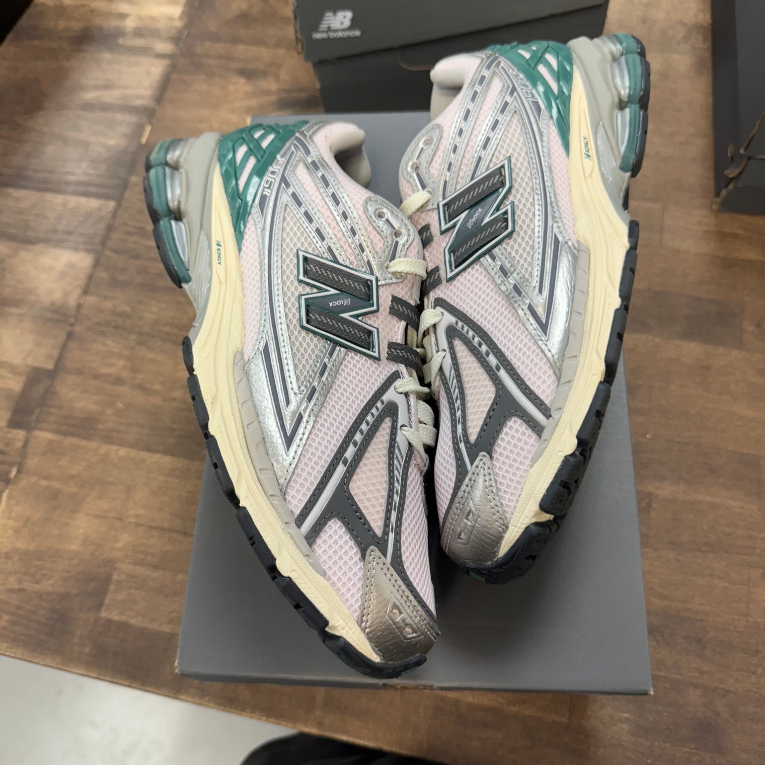 Granite Metallic Pink New Balance 1906R (USED)