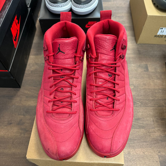 Gym Red Suede Jordan 12 (USED,No Box)