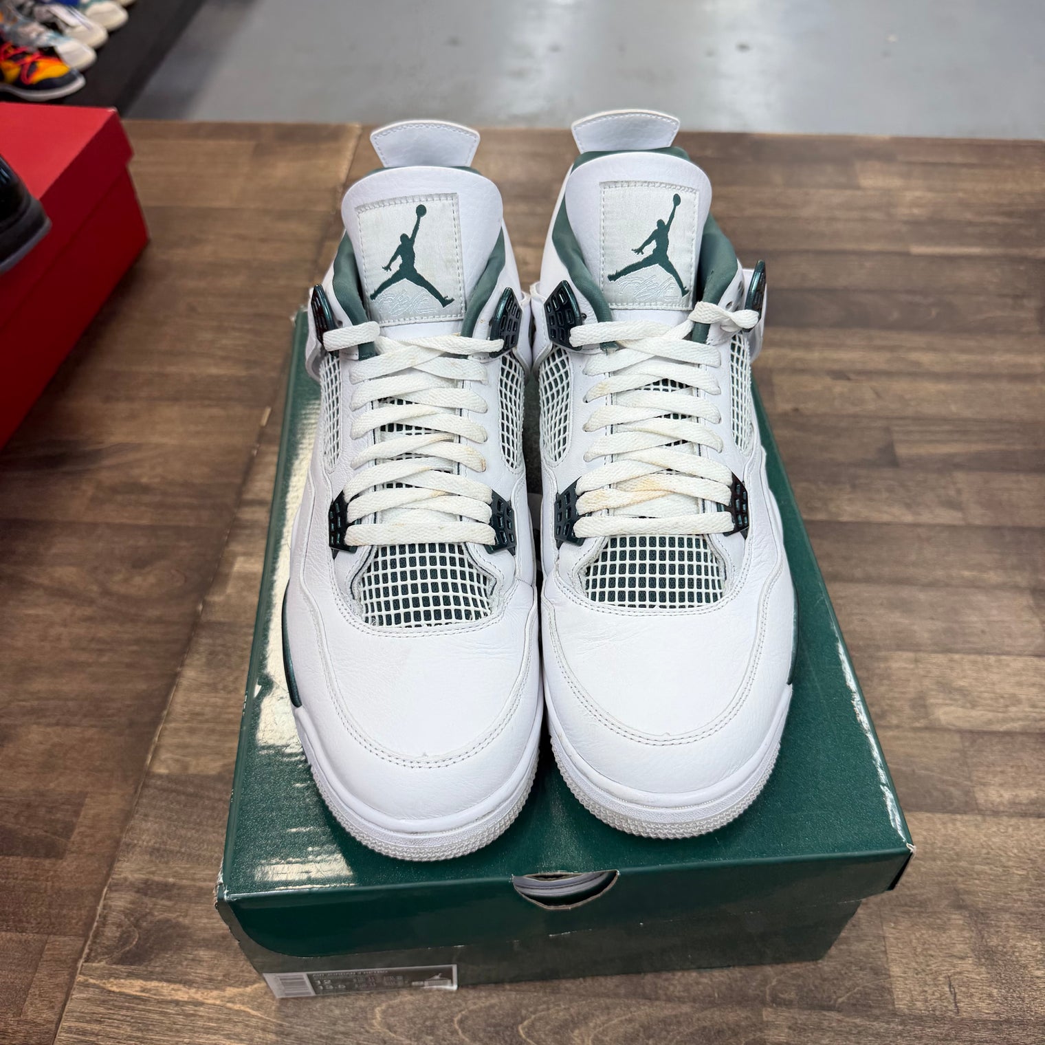 Oxidized Green Jordan 4 Retro (USED)