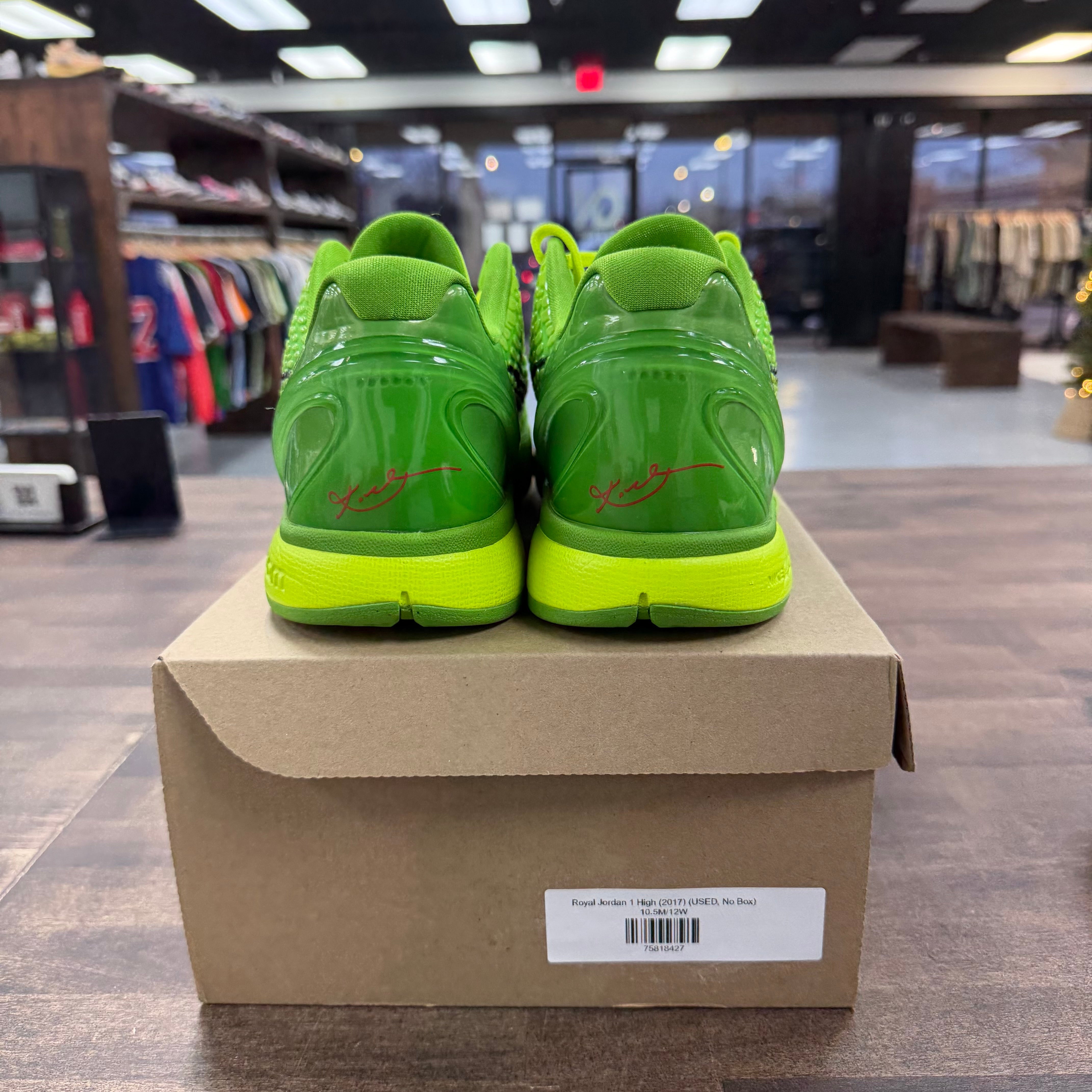 Nike Grinch Nike Kobe 6 Protro (2020) (Lightly Worn, No Box) Size 11.5 (Pre-Owned) - Image 4
