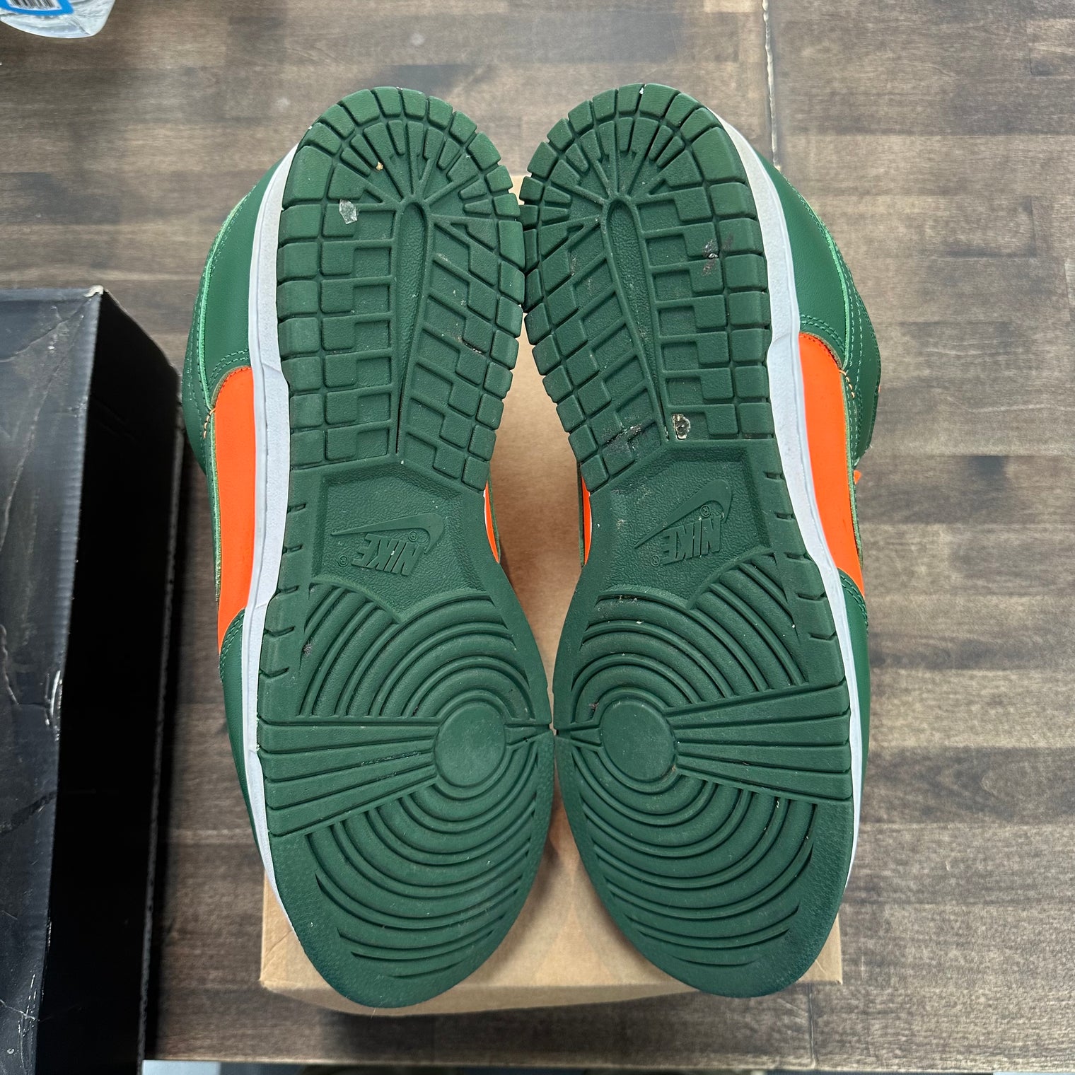 Miami Hurricane Dunk Low (USED, No Insoles, No Box)