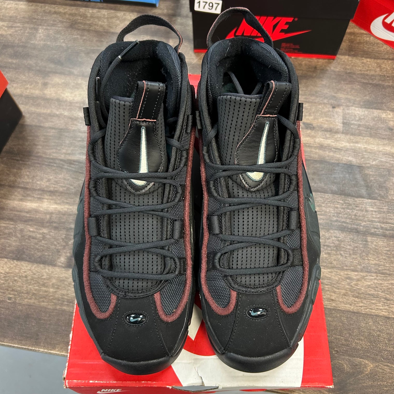 Black Faded Spruce Anthracite Dark Pony Air Max Penny 1 (USED)