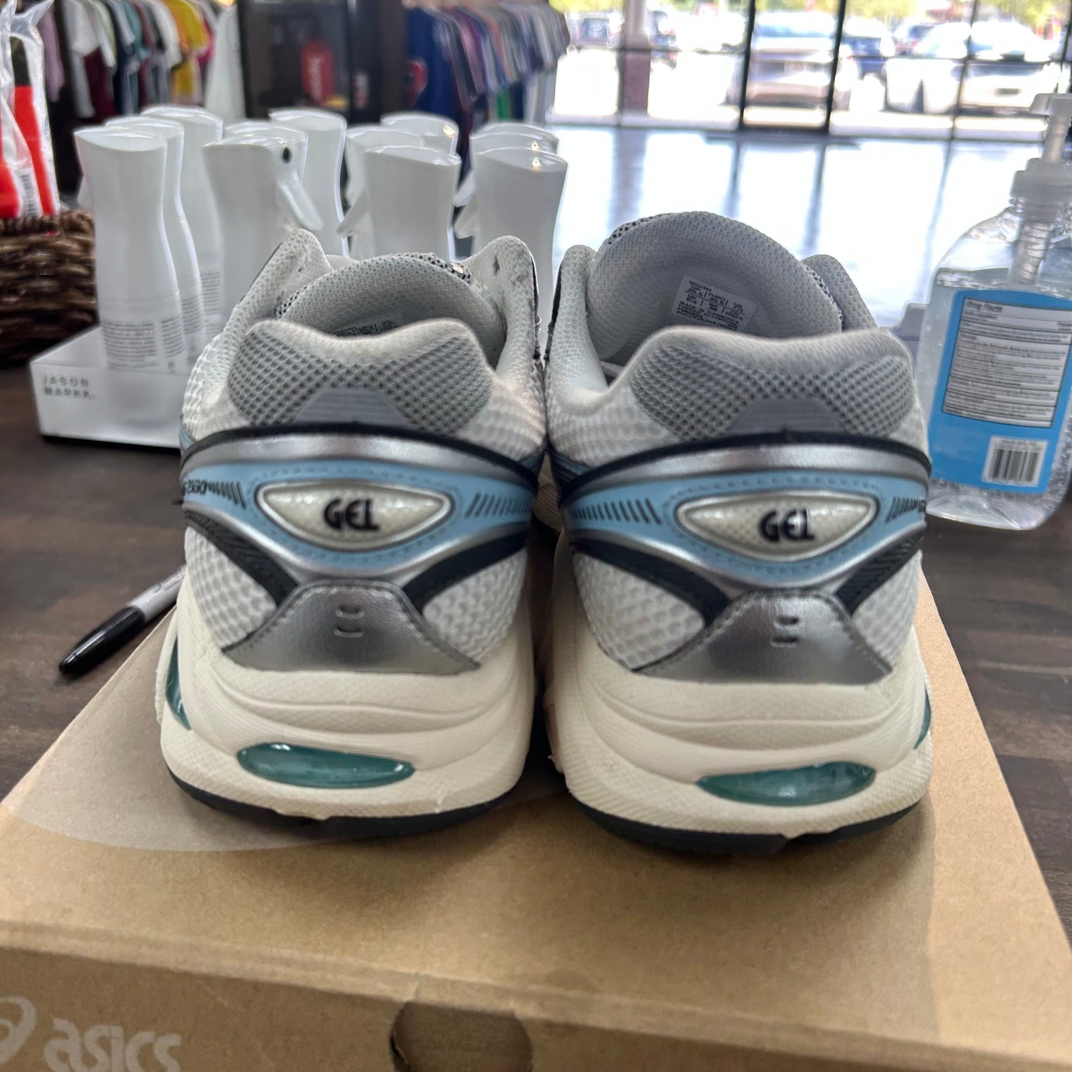 White Pure Silver ASICS GT-2160 (USED)