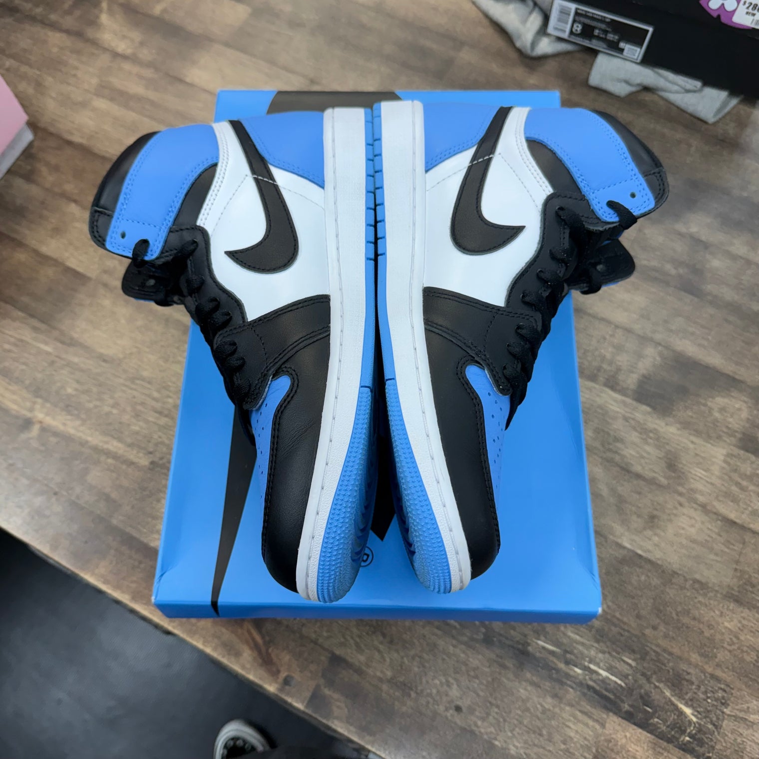 UNC Toe Jordan 1 High Retro (USED)