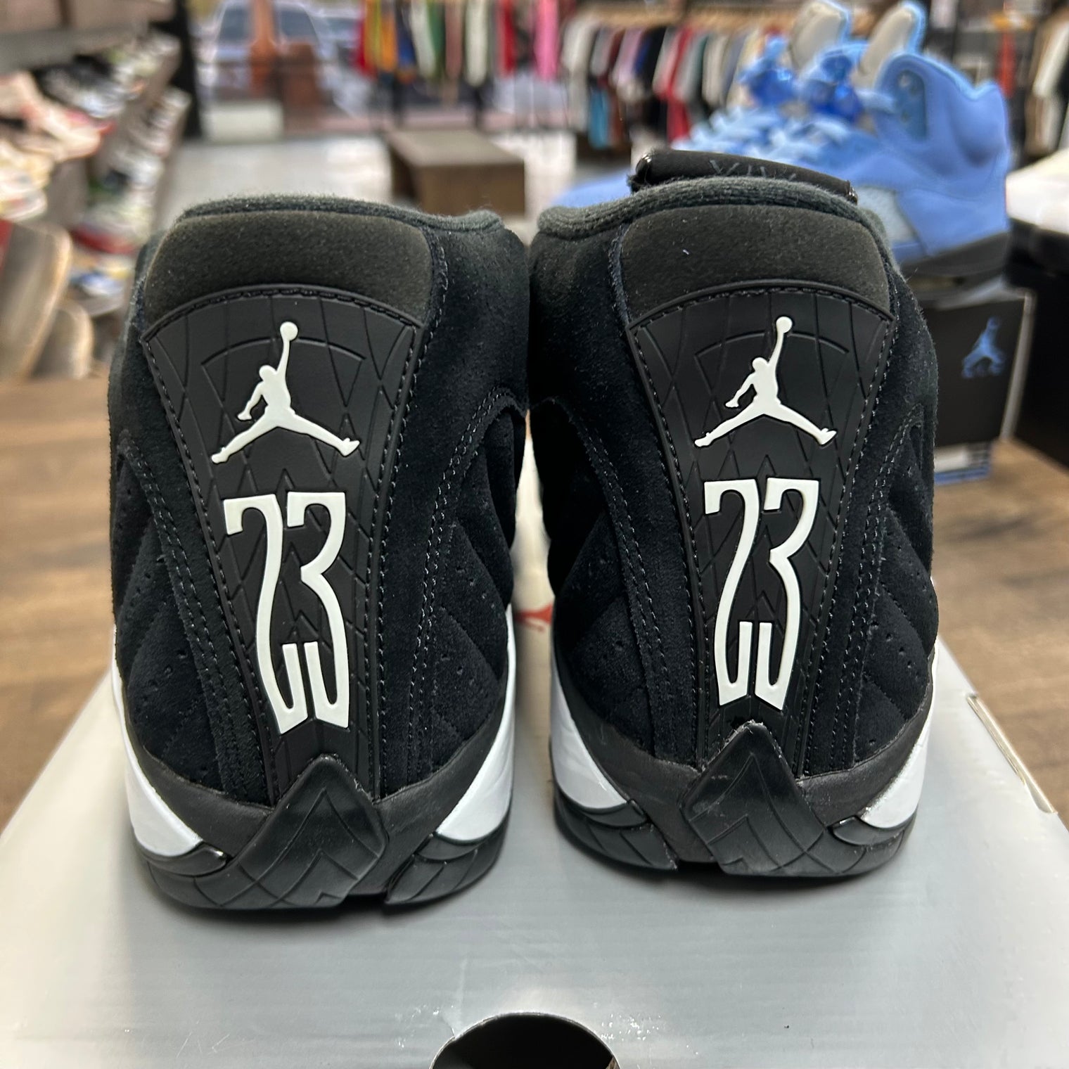 Black White Jordan 14 Retro (USED)
