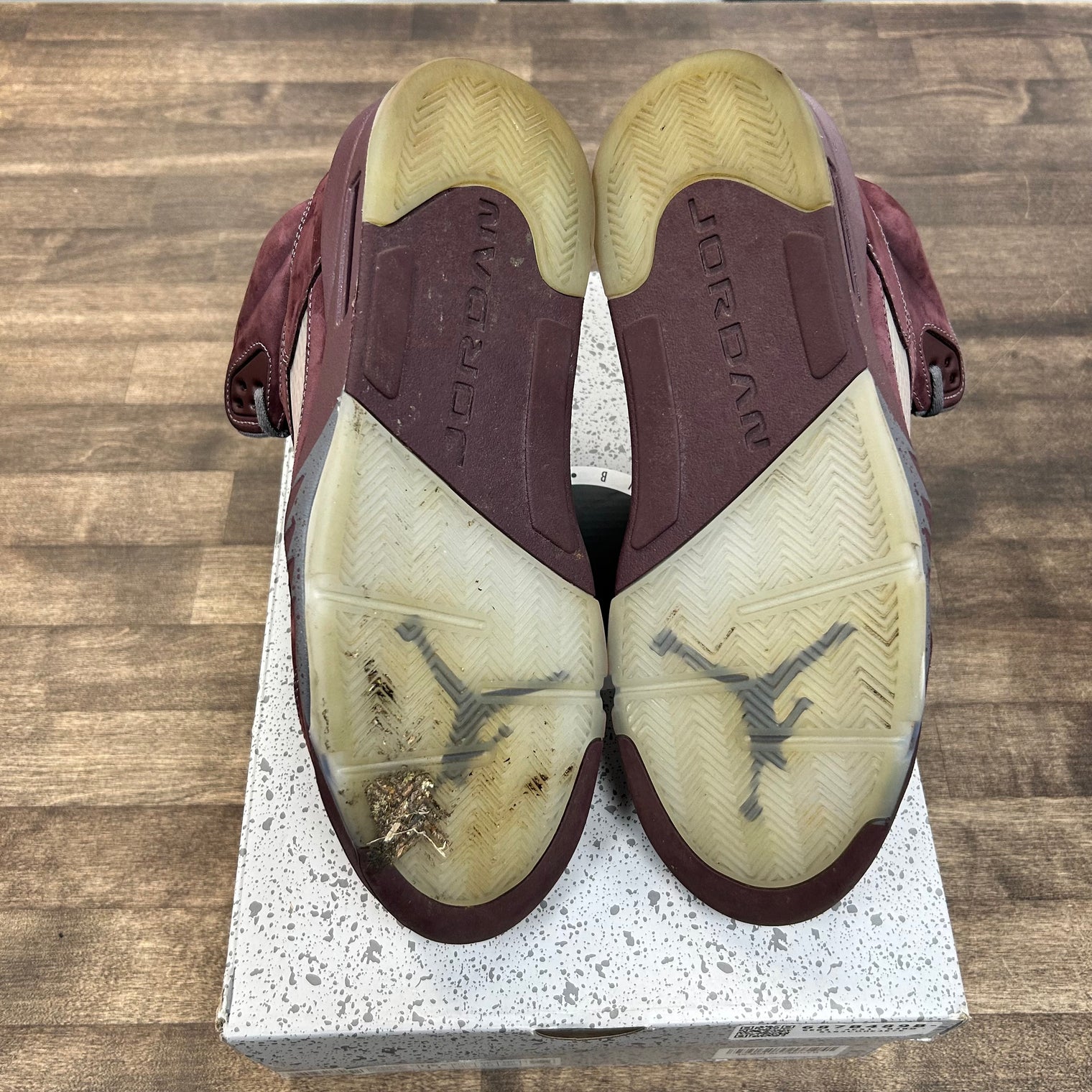 Burgundy Jordan 5 Retro (2023) (USED)