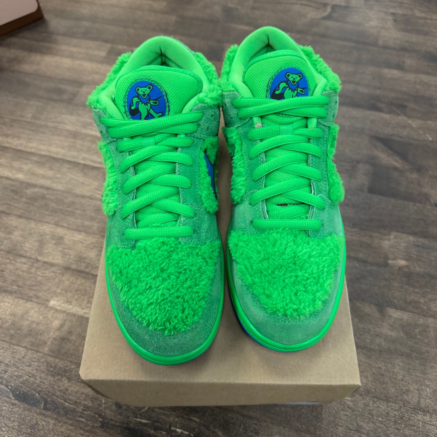 Grateful Dead Bears Green SB Dunk Low (Lightly Worn, No Box)