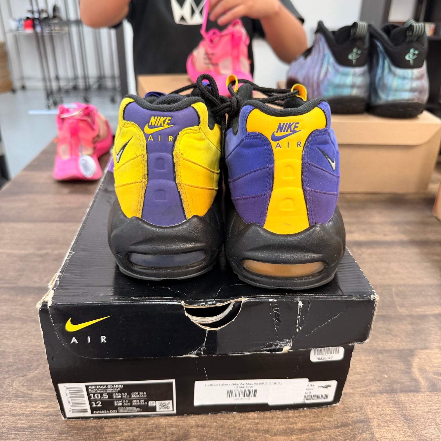 LeBron Lakers Nike Air Max 95 NRG (USED)