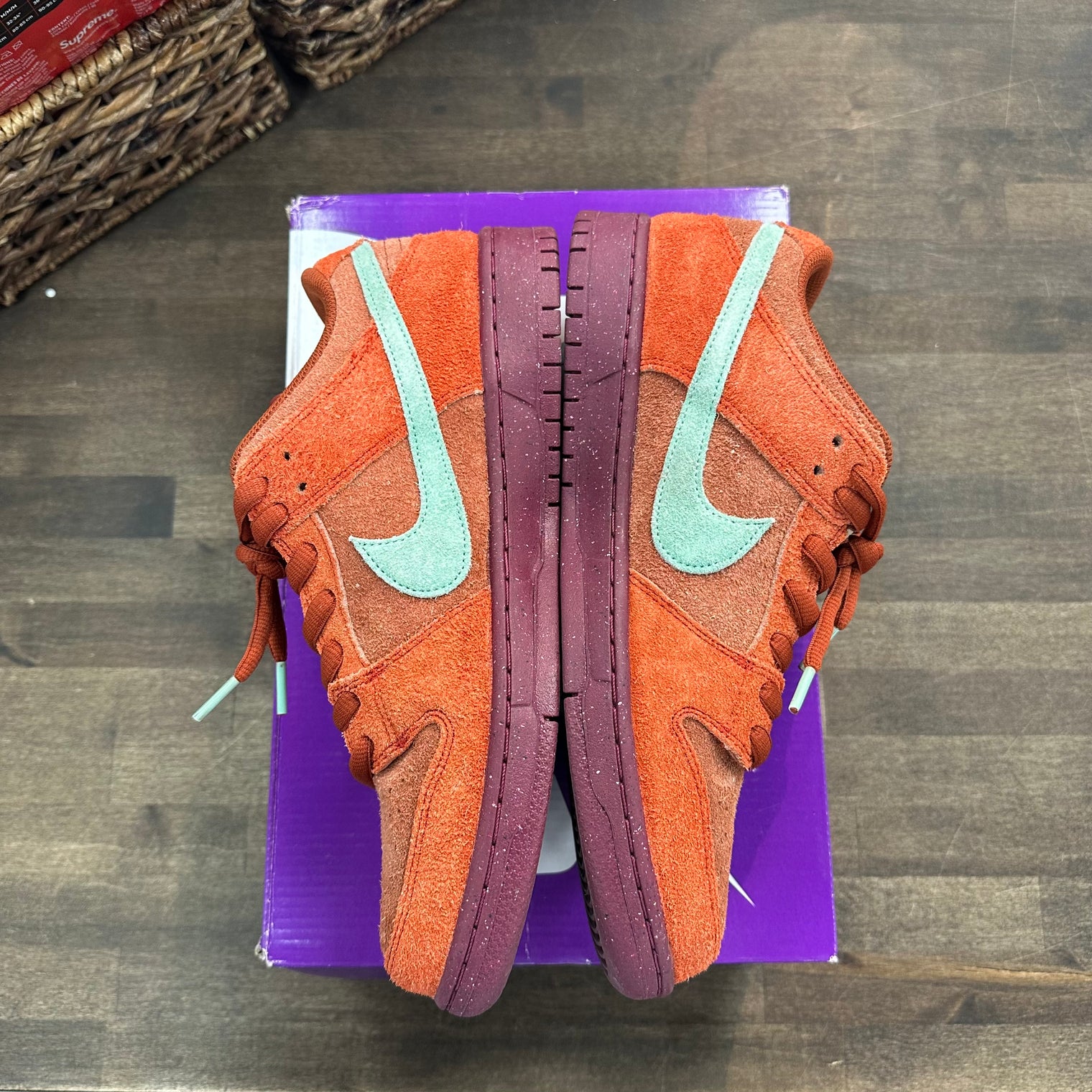 Mystic Red SB Dunk Low (USED)