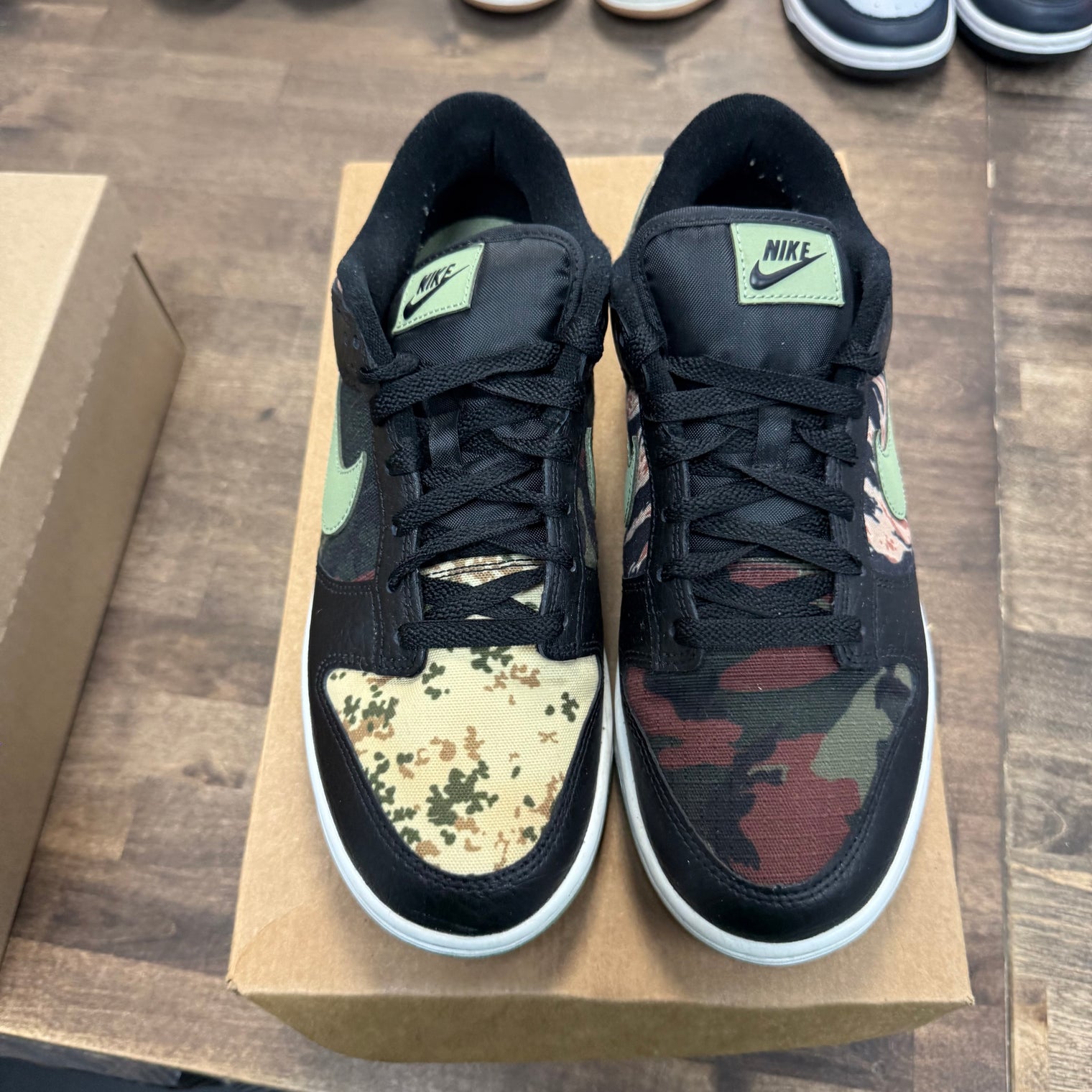 Crazy Camo Dunk Low (USED, No Box)