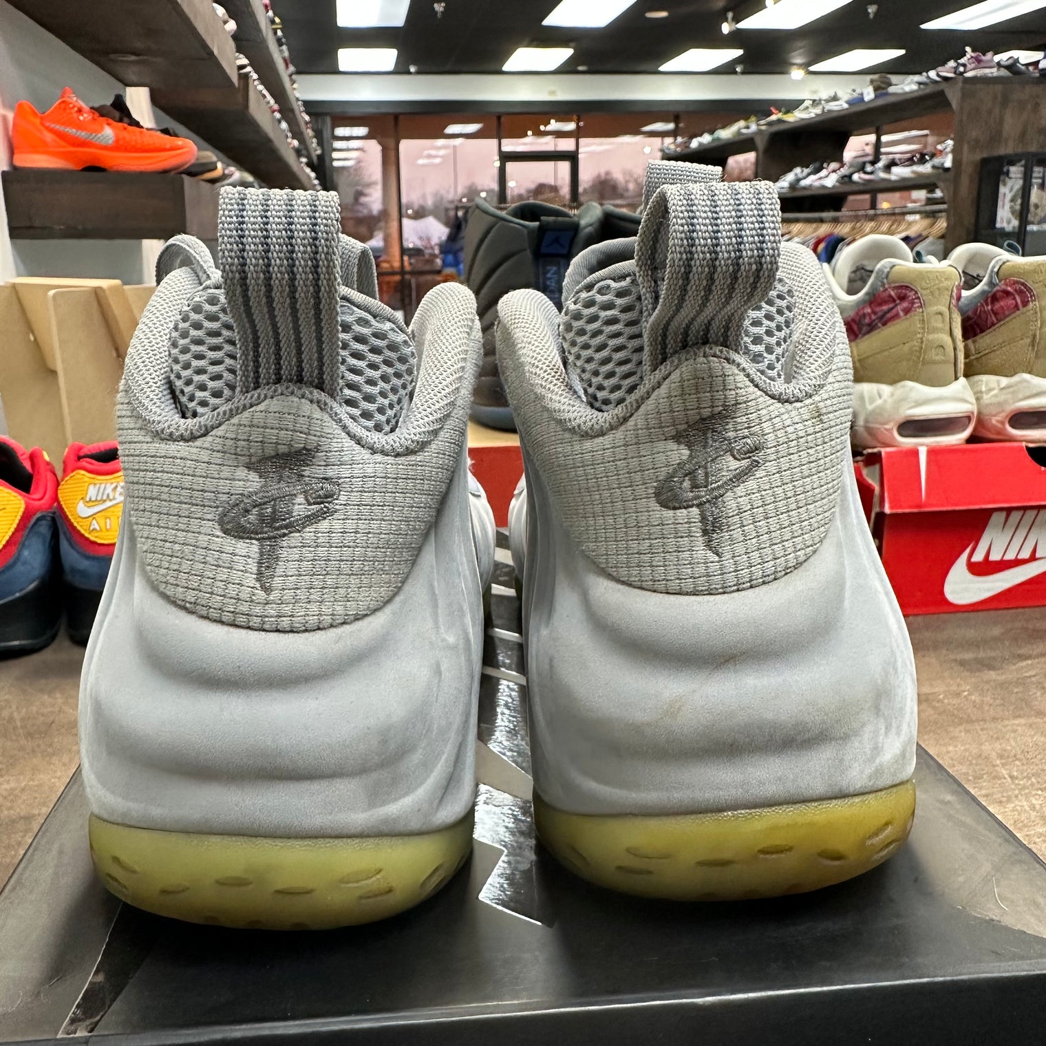 Wolf Grey Suede Nike Air Foamposite One (USED)