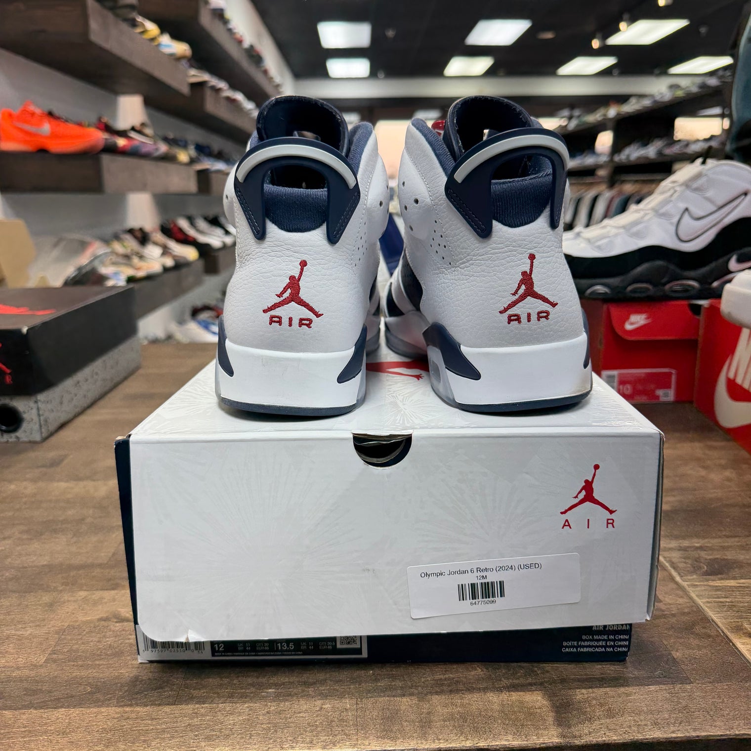 Olympic Jordan 6 Retro (2024) (USED)