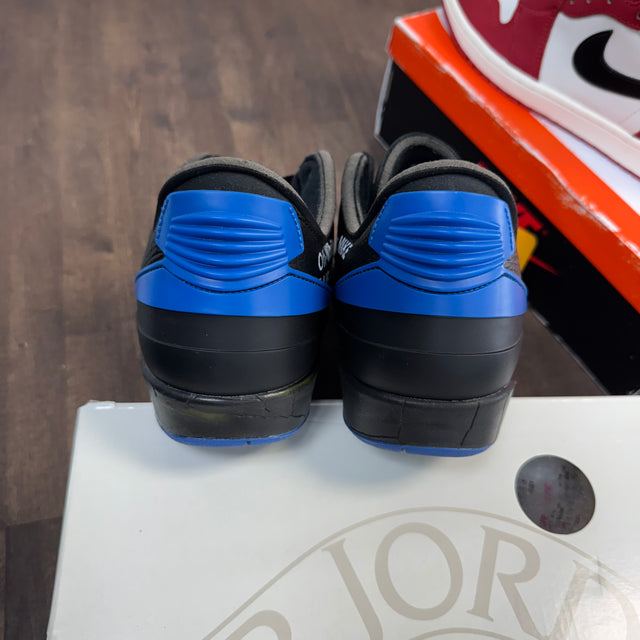 Off-White Black Blue Jordan 2 Low (USED)
