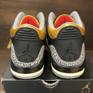 Jordan 3 Retro Black Cement Gold (Women's) Size 10.5W (Pre-Owned) - aux
