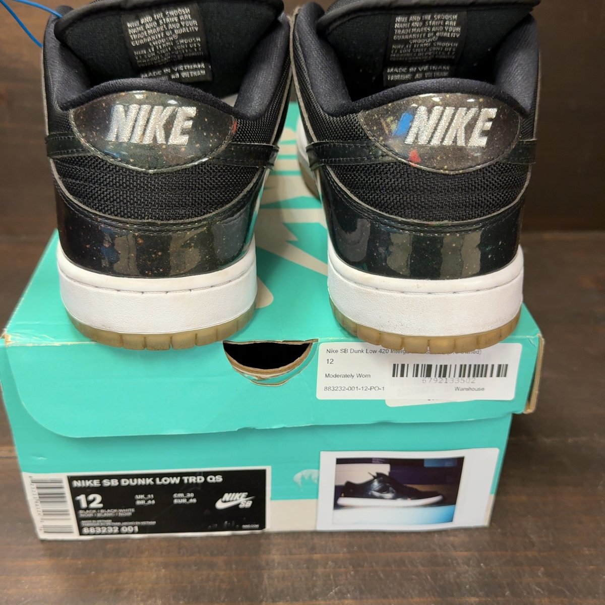 Nike SB Dunk Low 420 Intergalactic Size 12 (Pre-Owned) - aux